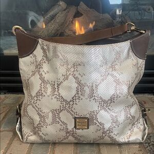 Dooney & Bourke Snake Print Shoulder Bag
